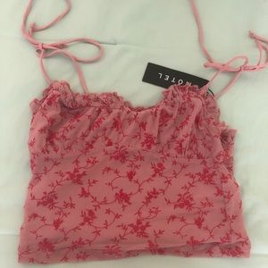 motel rocks floral bloom kalsi tank top